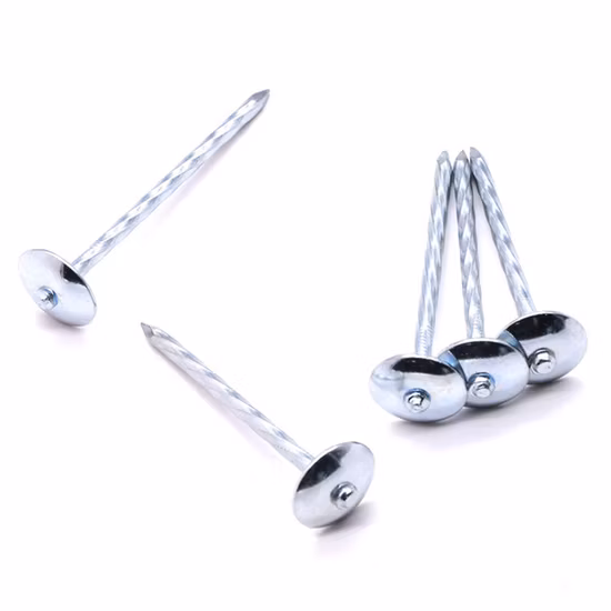 Pregos agrupados com fio de 15 graus para construção, decoração, embalagem